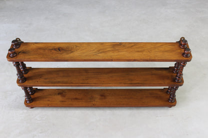 Victorian Walnut Wall Shelves - Kernow Furniture