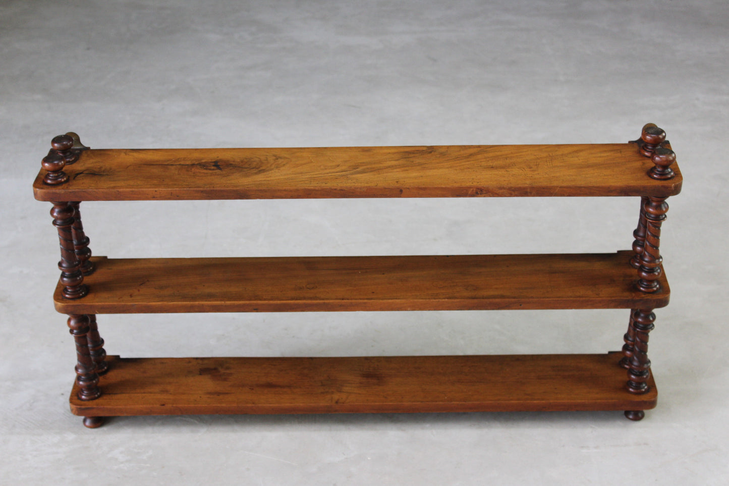 Victorian Walnut Wall Shelves - Kernow Furniture