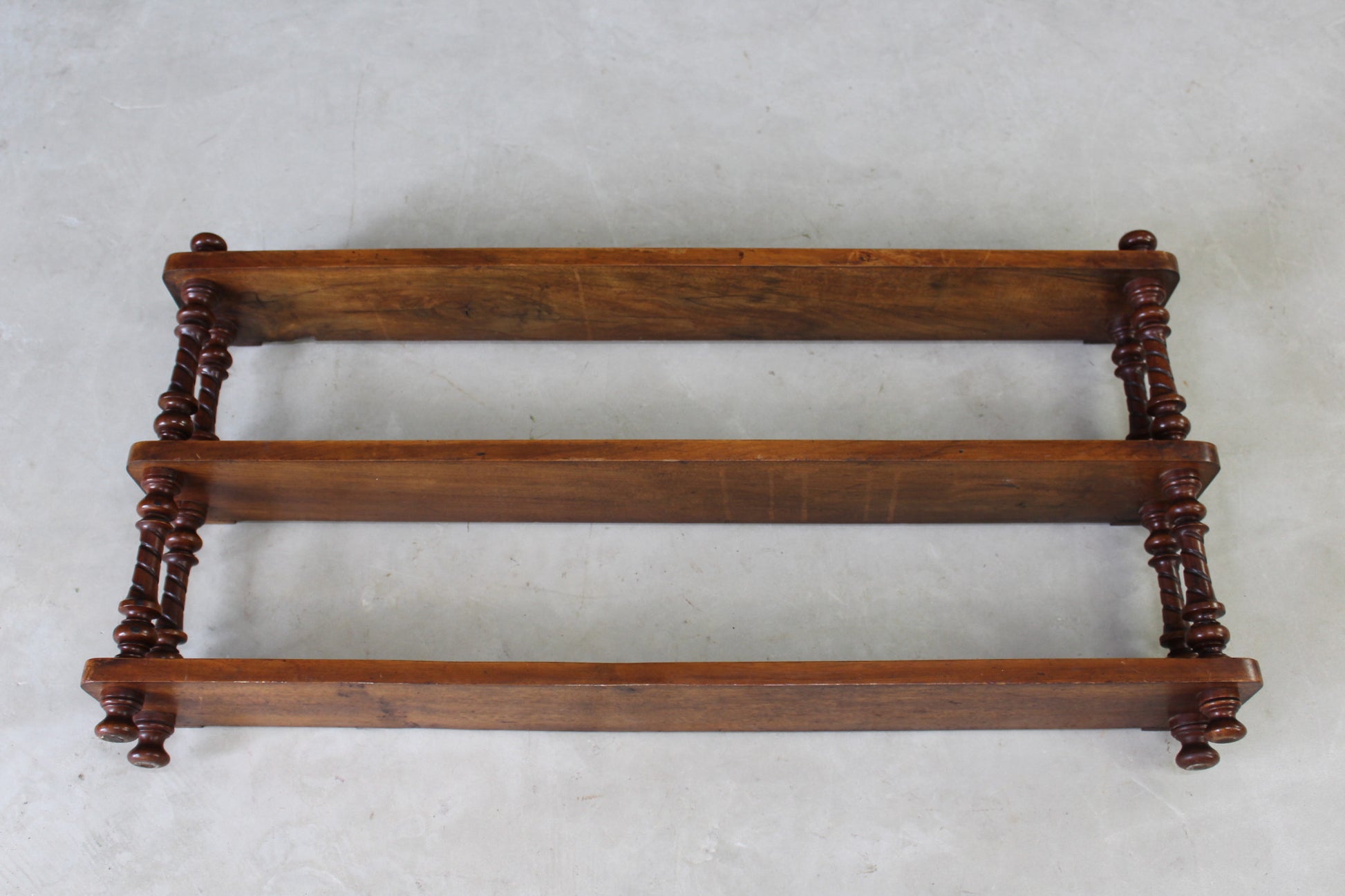 Victorian Walnut Wall Shelves - Kernow Furniture