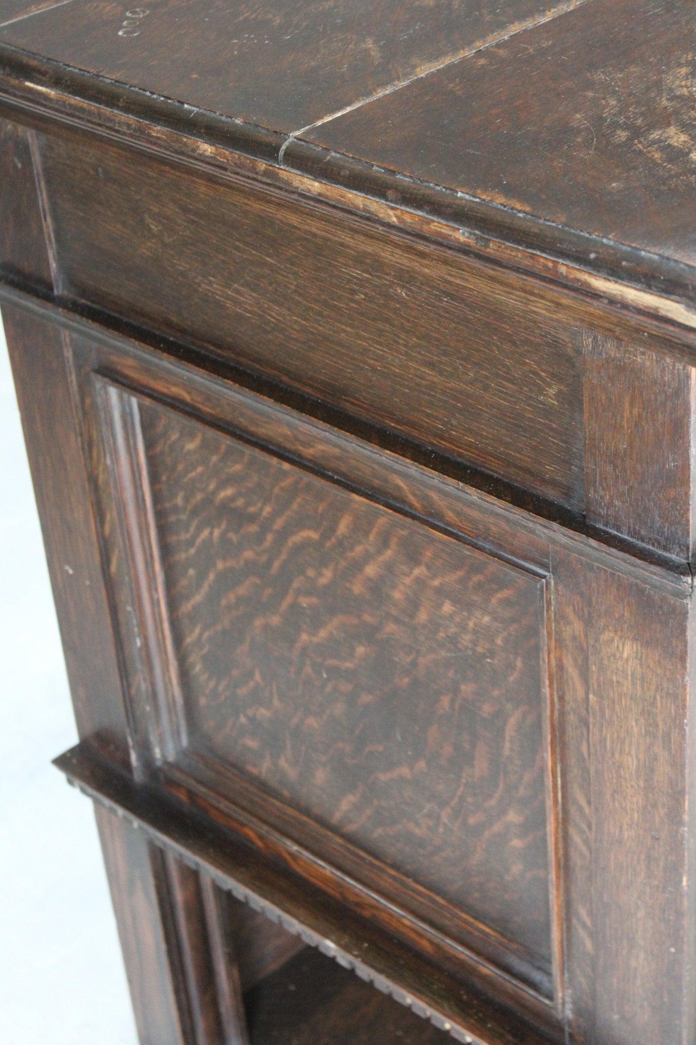 Antique Dark Oak Jacobean Style Sideboard - Kernow Furniture