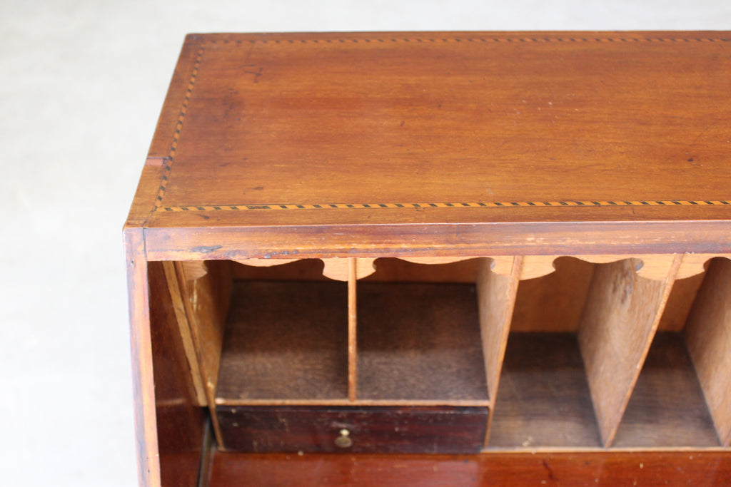 Edwardian Mahogany Writing Bureau - Kernow Furniture