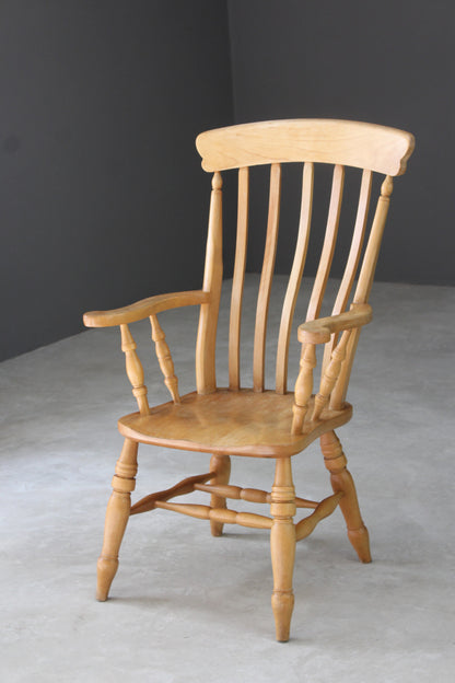 Beech Lathe Back Kitchen Chair - Kernow Furniture