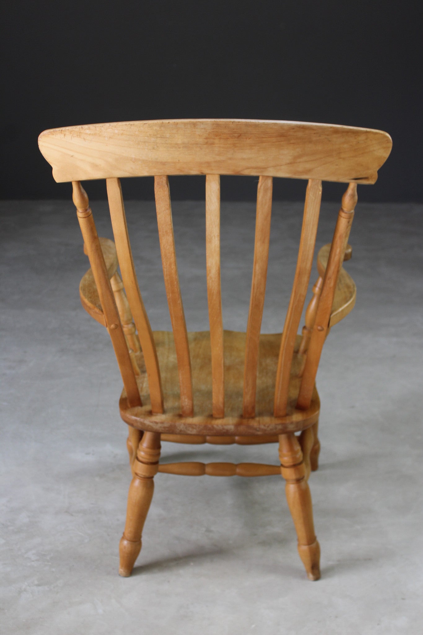 Beech Lathe Back Kitchen Chair - Kernow Furniture