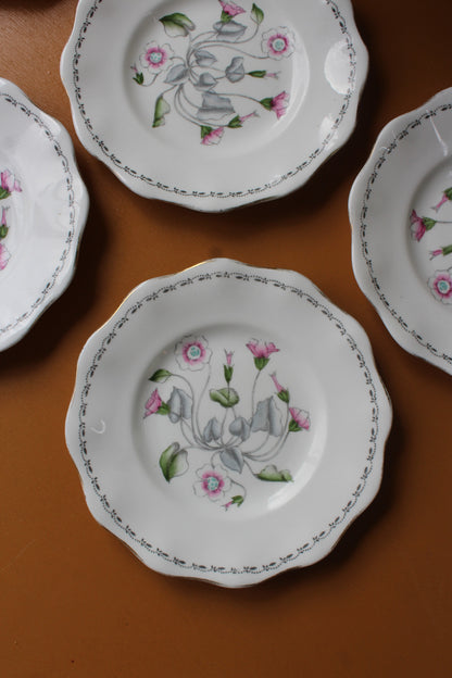 Foley Geranium Tea Plates - Kernow Furniture