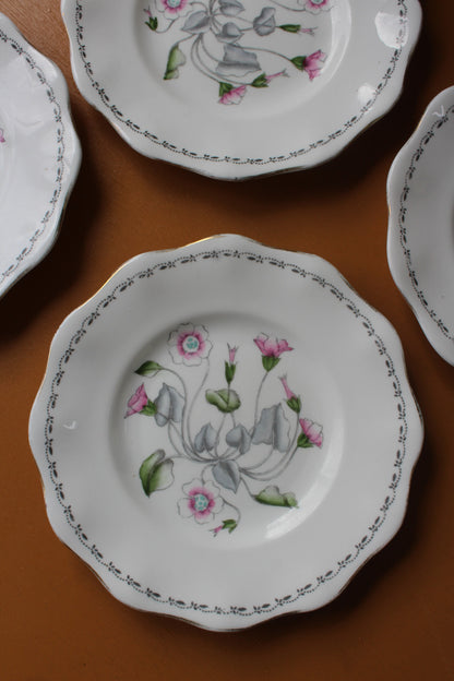 Foley Geranium Tea Plates - Kernow Furniture