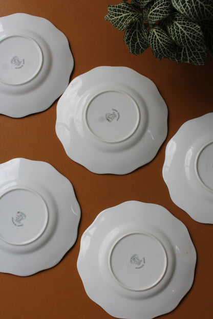 Foley Geranium Tea Plates - Kernow Furniture