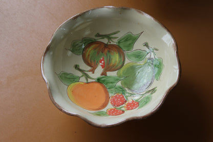 Glazed Earthenware Bowl on Stem - Kernow Furniture