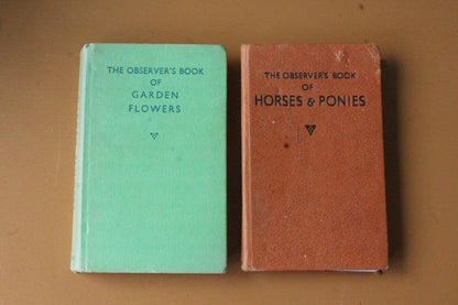 Vintage Observer Books Garden Flowers 25 Horses & Ponies 9 - Kernow Furniture