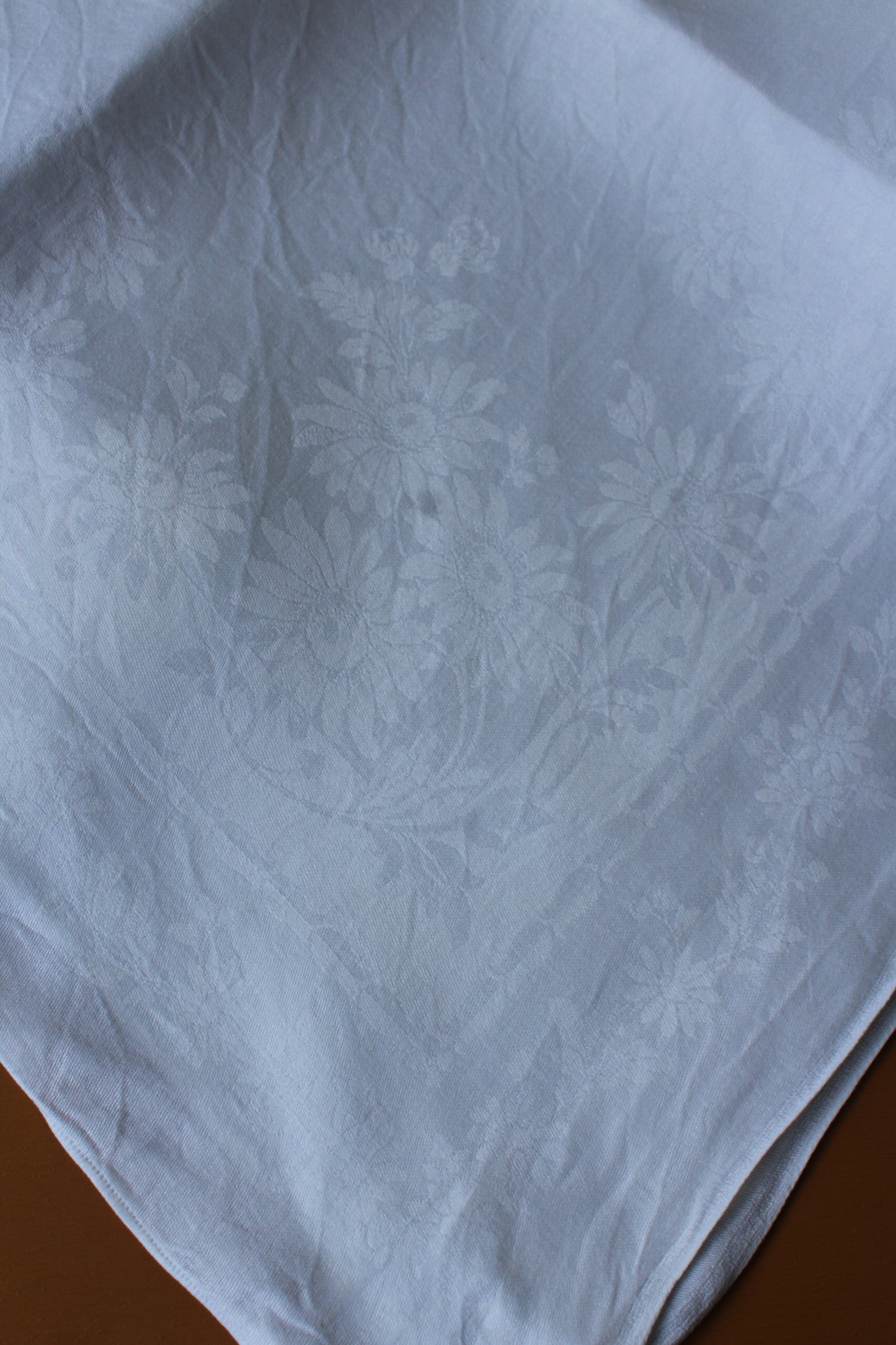 Pair Irish Linen Damask Tablecloths - Kernow Furniture