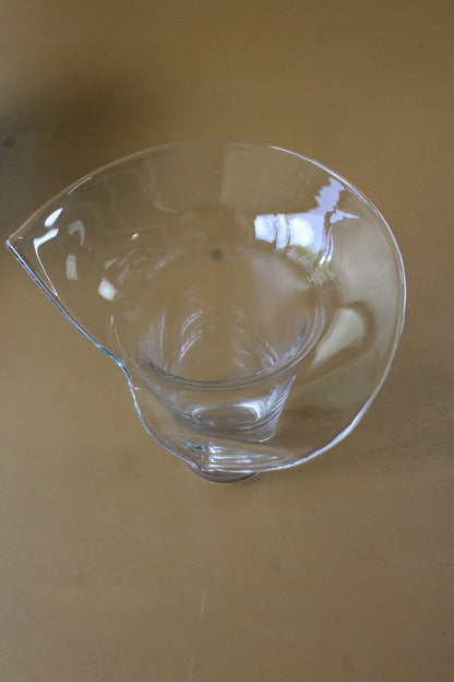 Contemporary Clear Glass Vase - Kernow Furniture