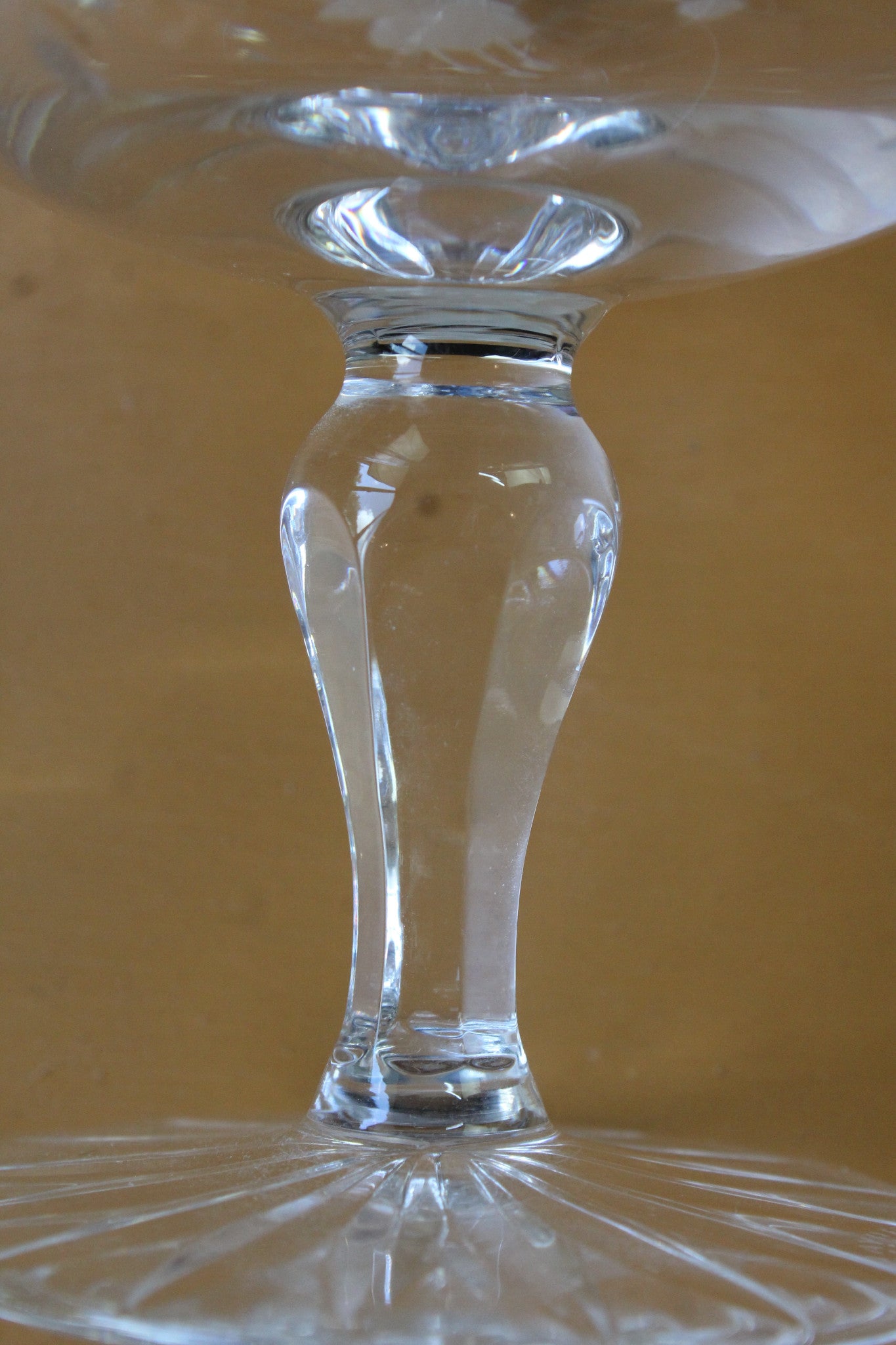 Etched Glass Bon Bon Dish - Kernow Furniture