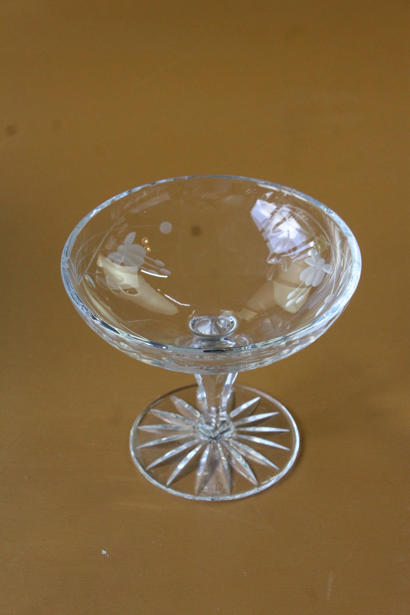 Etched Glass Bon Bon Dish - Kernow Furniture