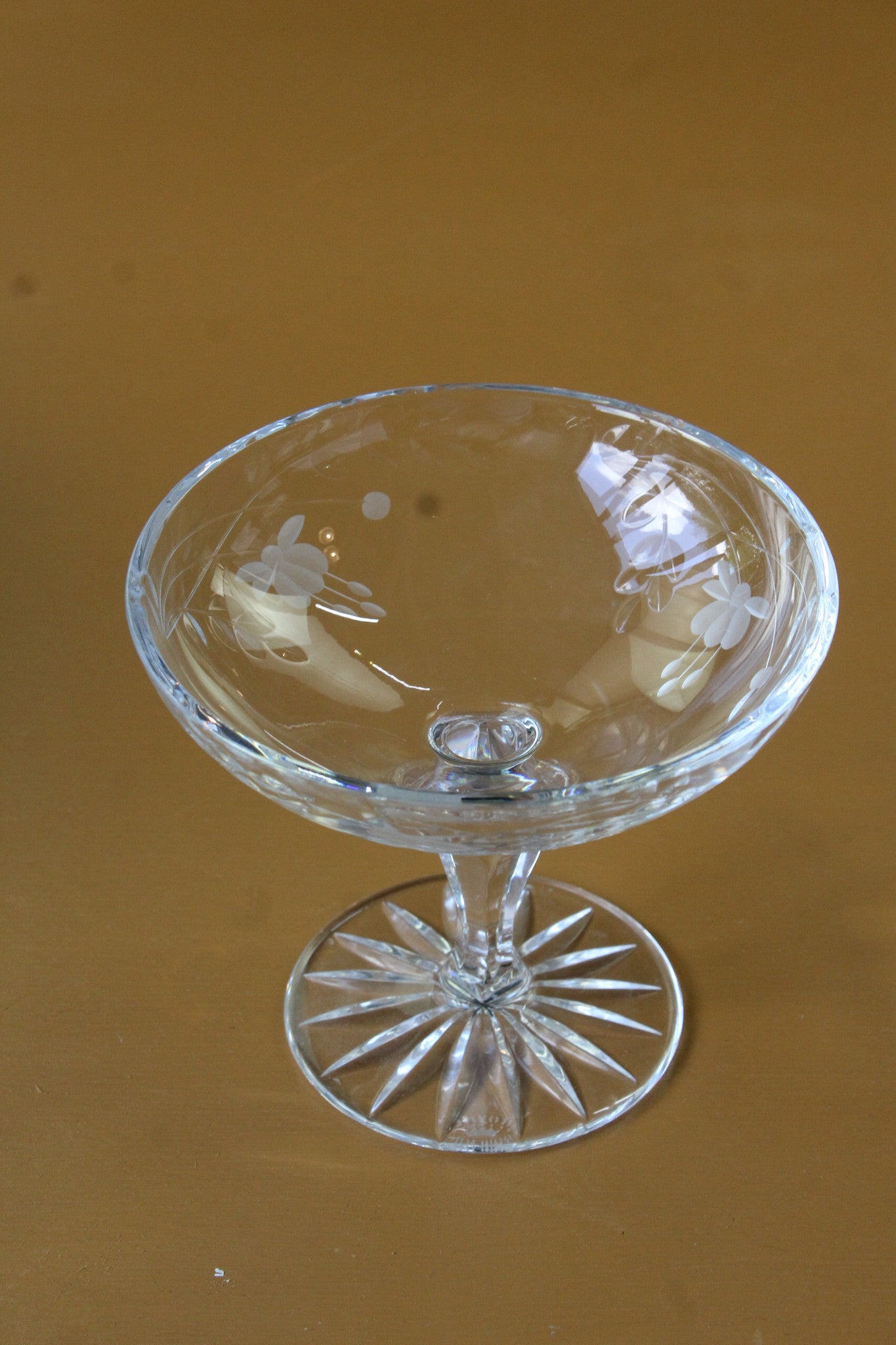 Etched Glass Bon Bon Dish - Kernow Furniture