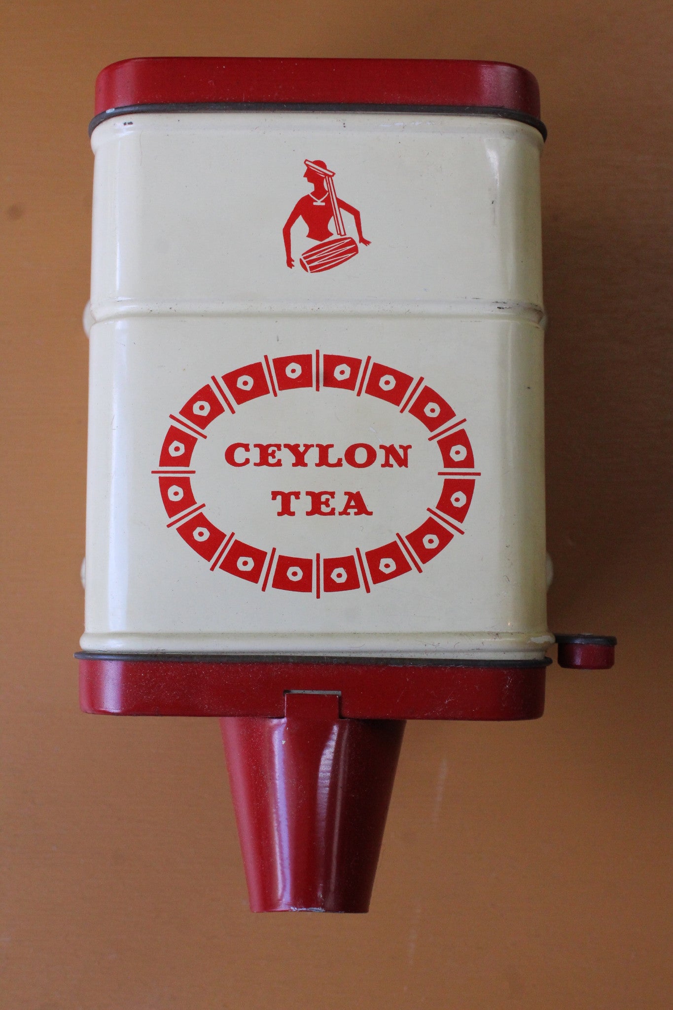 Retro Ceylon Loose Tea Wall Dispenser - Kernow Furniture