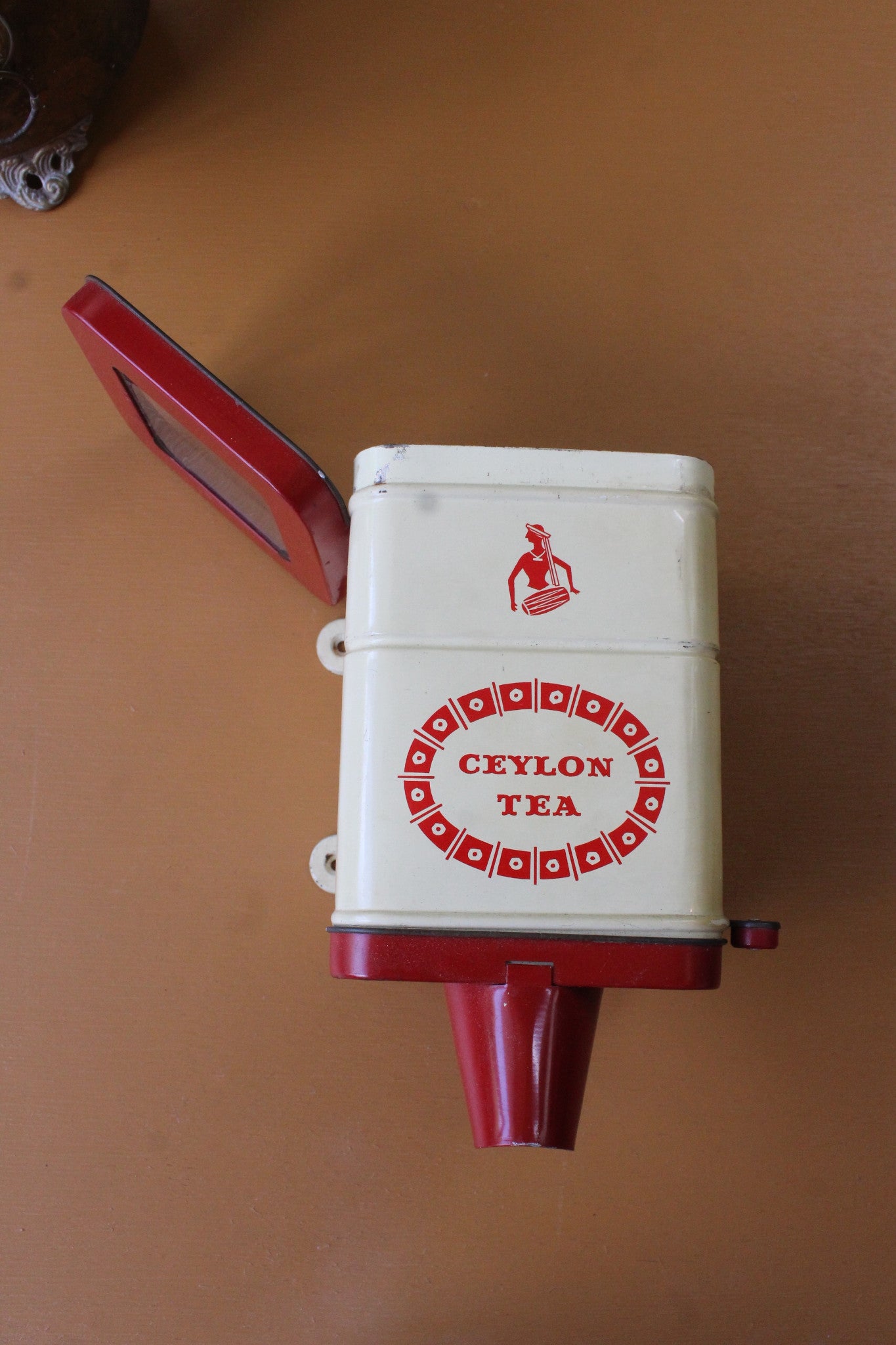 Retro Ceylon Loose Tea Wall Dispenser - Kernow Furniture