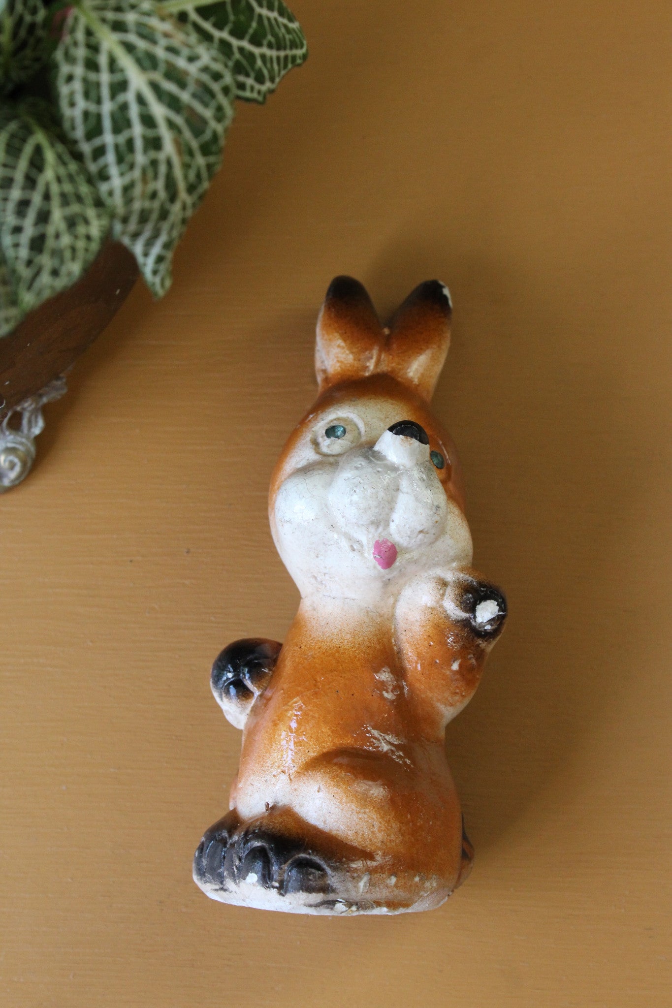 Vintage Chalk Ware Rabbit - Kernow Furniture