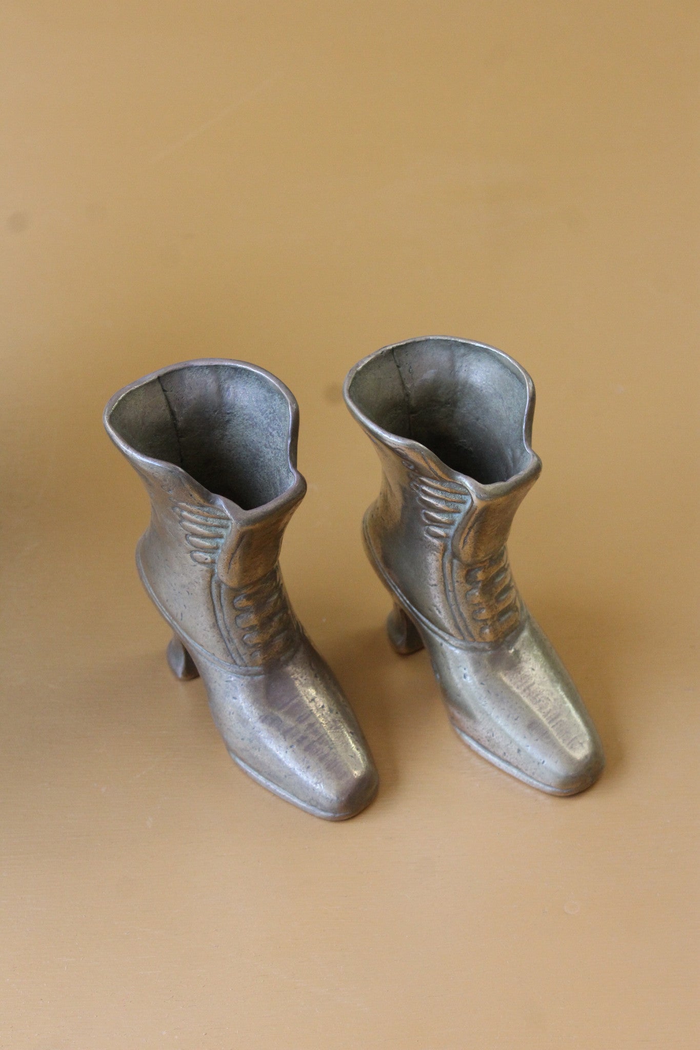 Pair Brass Boots - Kernow Furniture