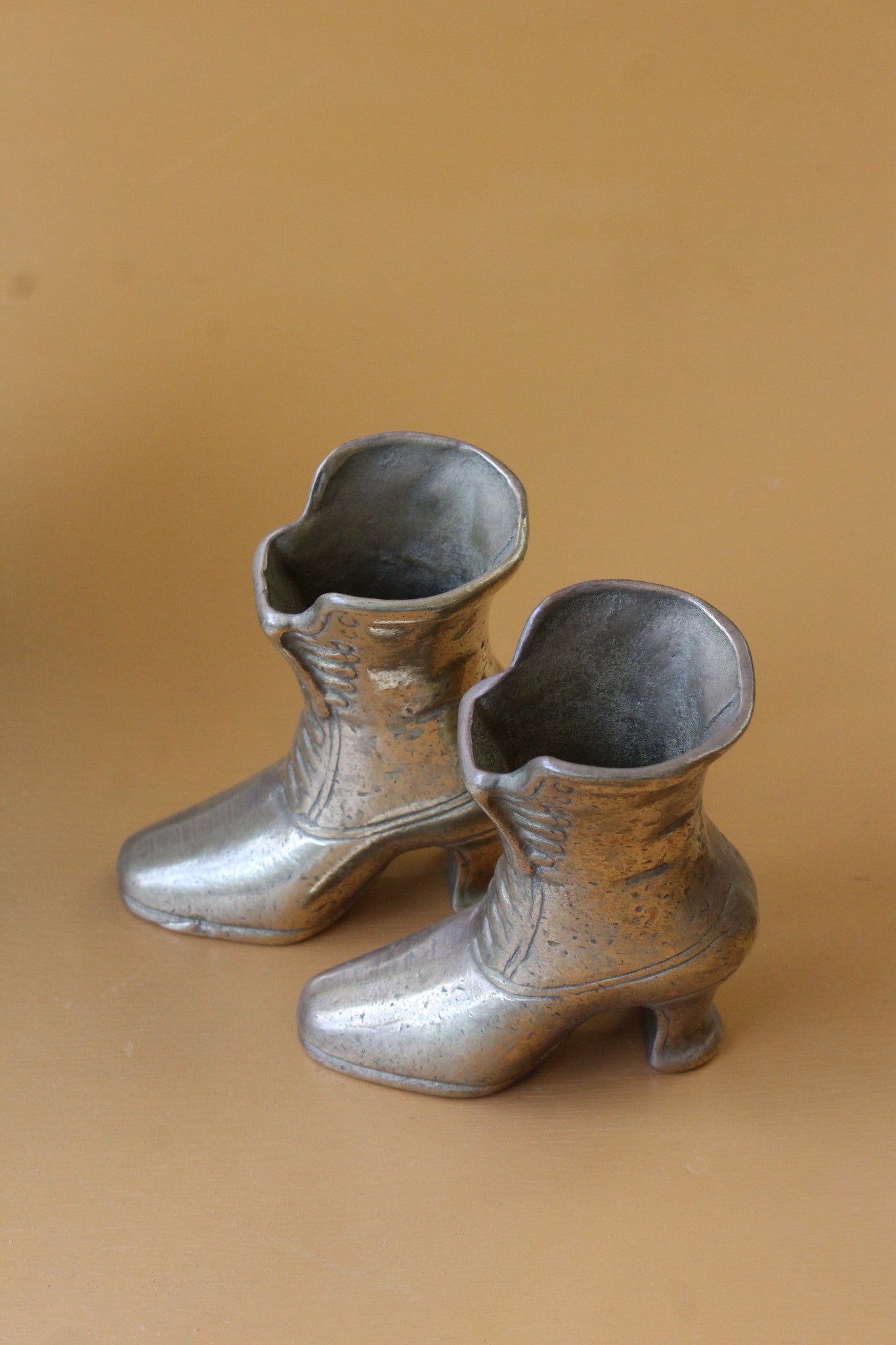 Pair Brass Boots - Kernow Furniture