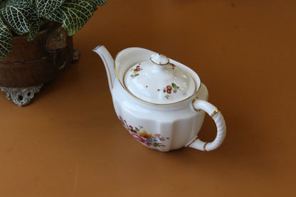 Royal Crown Derby Teapot - Derby Posies - Kernow Furniture