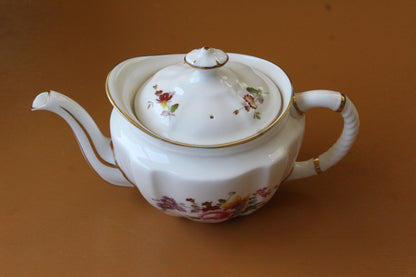 Royal Crown Derby Teapot - Derby Posies - Kernow Furniture