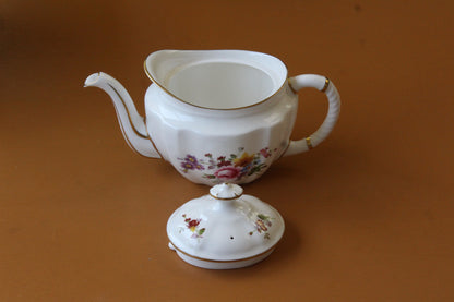 Royal Crown Derby Teapot - Derby Posies - Kernow Furniture