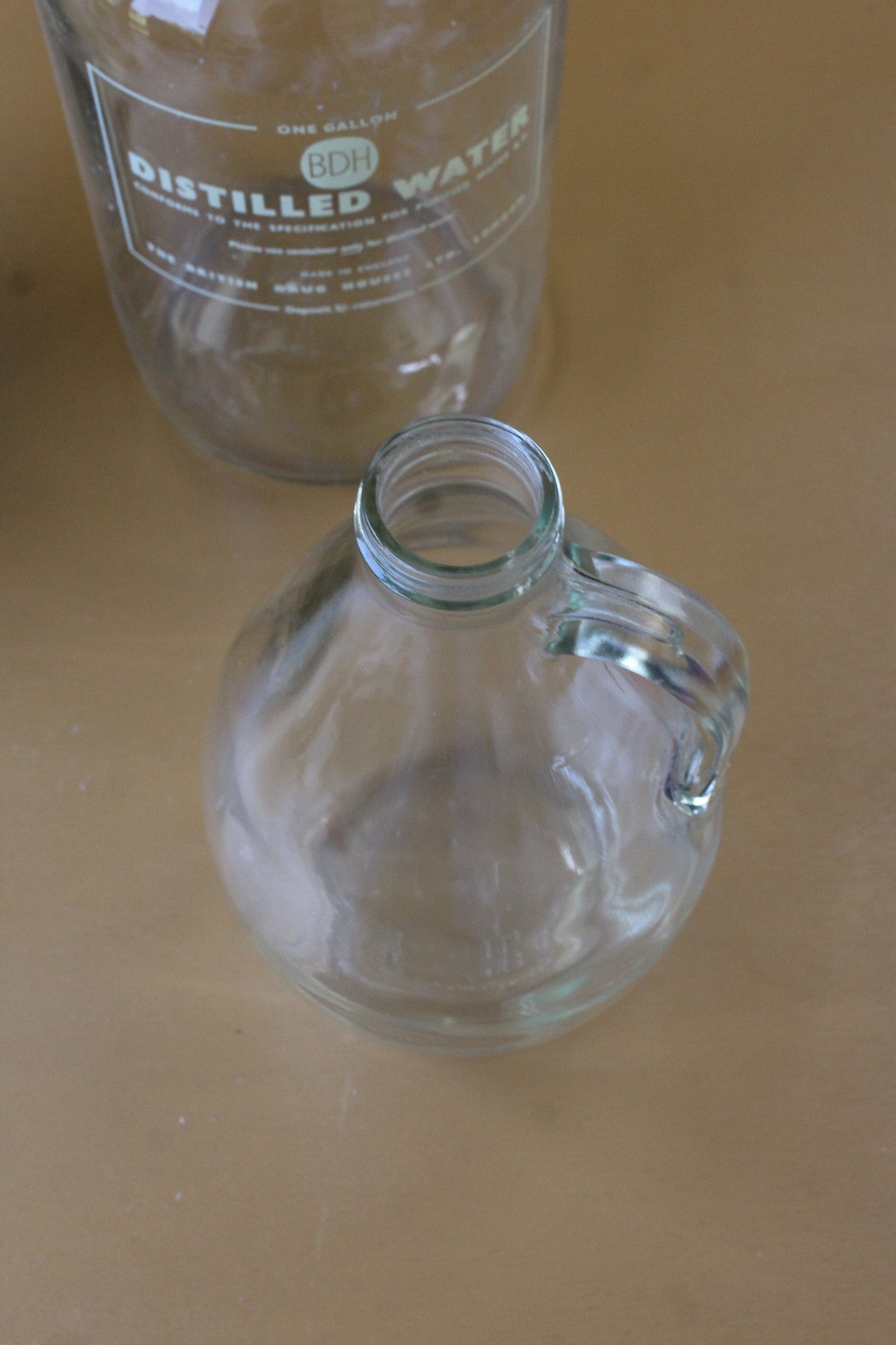 Glass Distilled Water Bottle - Kernow Furniture