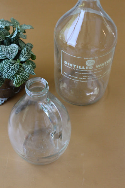 Glass Distilled Water Bottle - Kernow Furniture