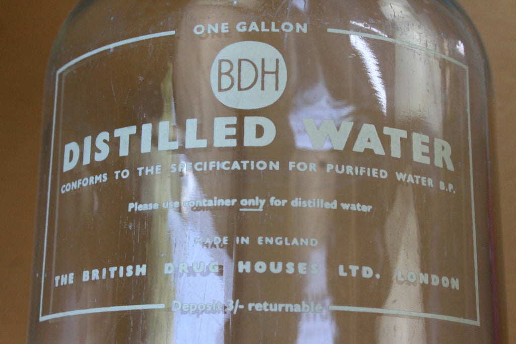 Glass Distilled Water Bottle - Kernow Furniture