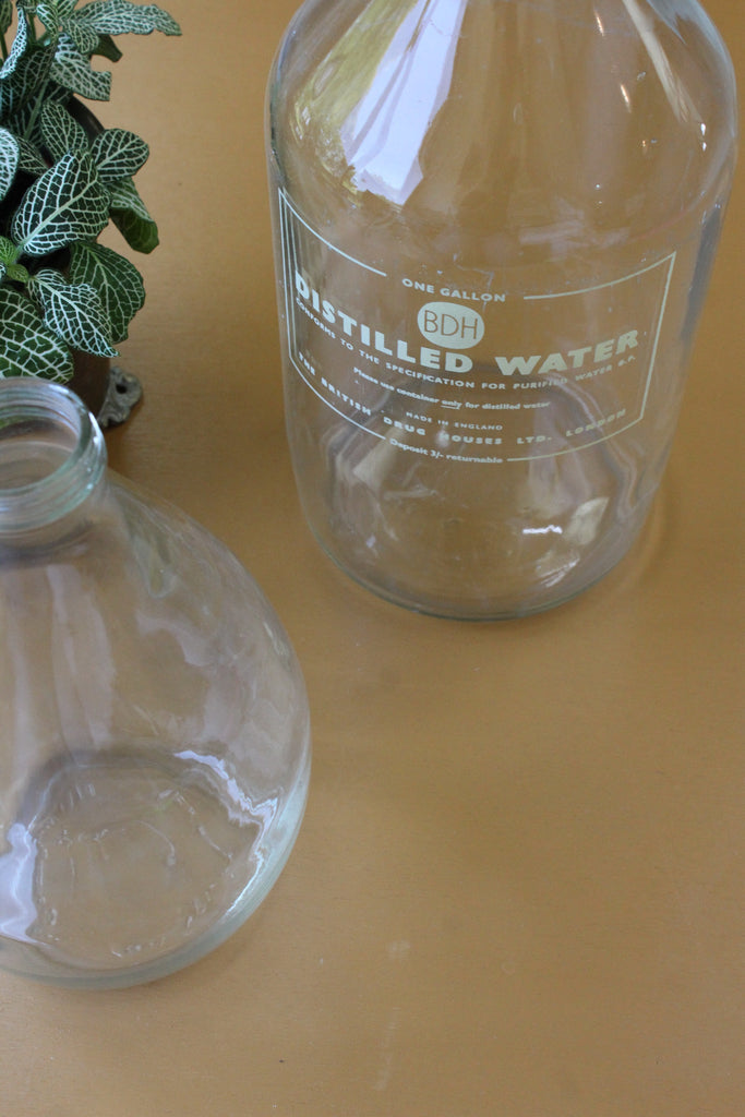 Glass Distilled Water Bottle - Kernow Furniture