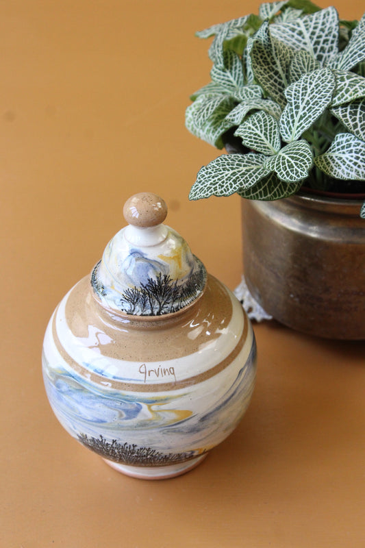 Boscastle Pottery Decorative Urn - Kernow Furniture