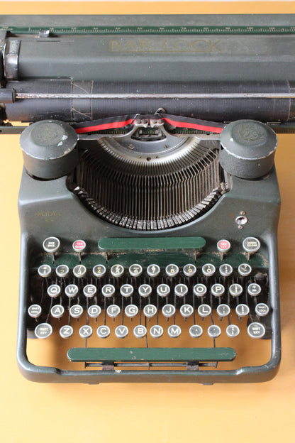 Antique Barlock Typewriter - Kernow Furniture