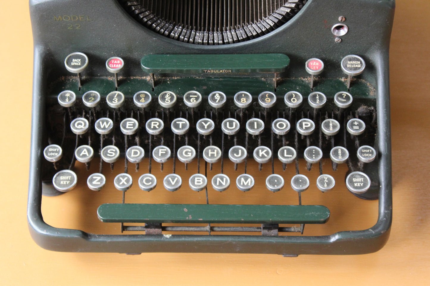 Antique Barlock Typewriter - Kernow Furniture