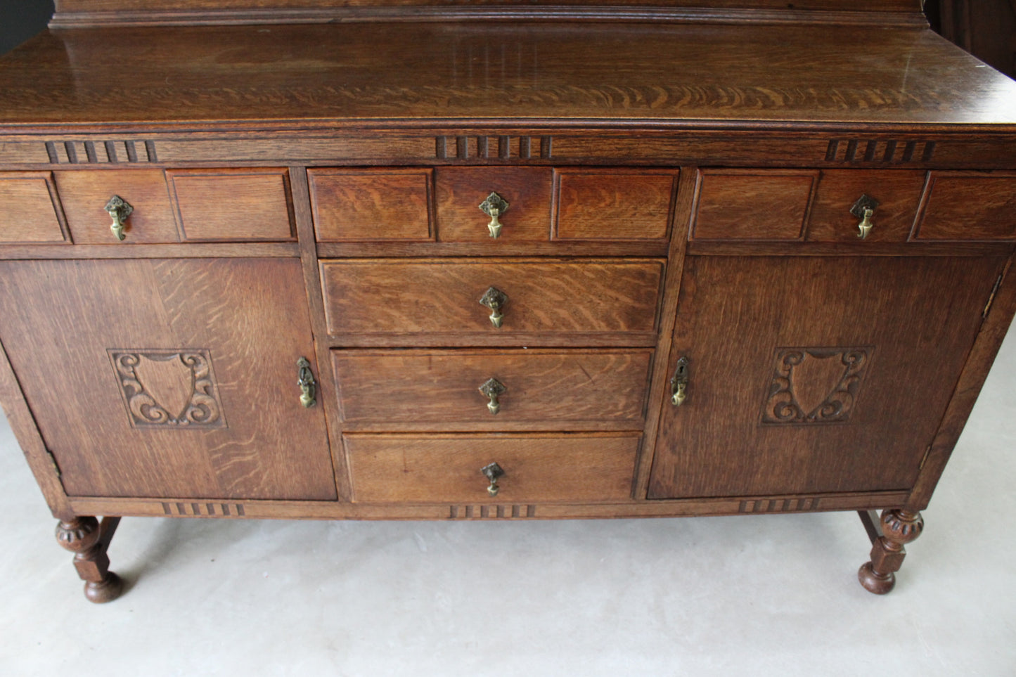Antique Oak Sideboard - Kernow Furniture