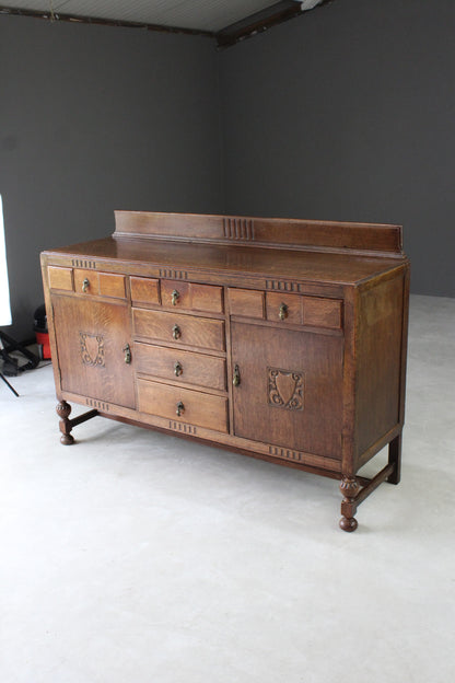 Antique Oak Sideboard - Kernow Furniture