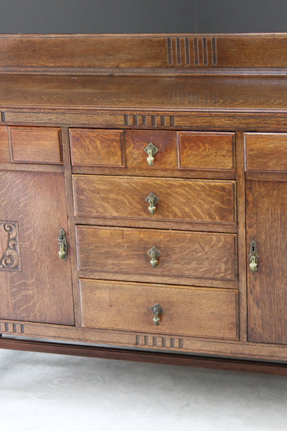 Antique Oak Sideboard - Kernow Furniture