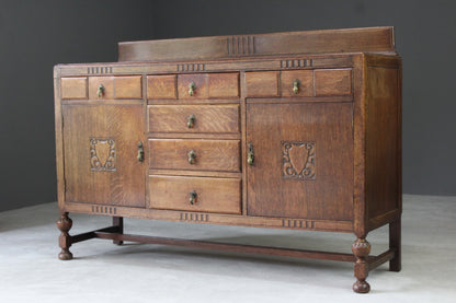 Antique Oak Sideboard - Kernow Furniture