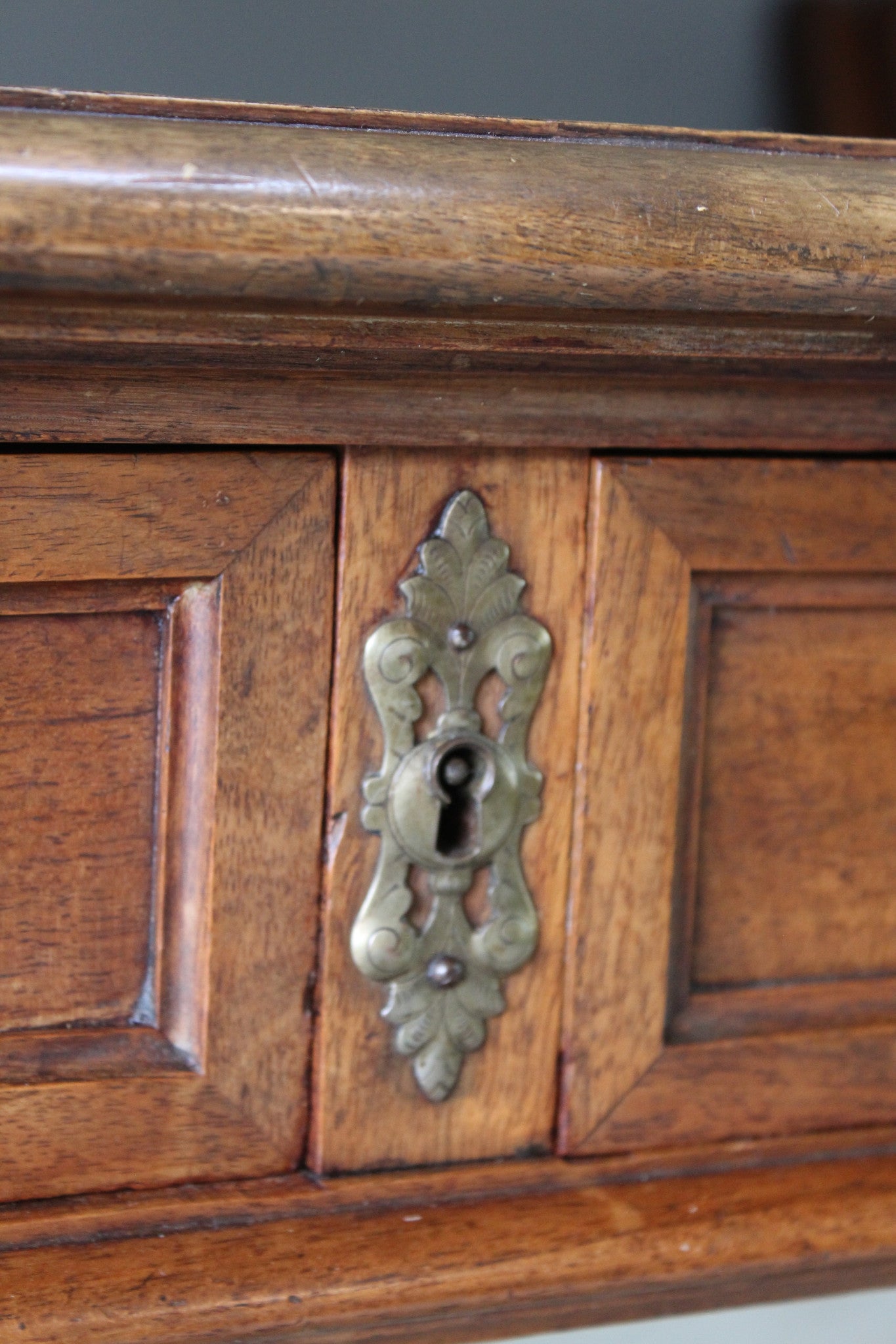 Antique French Mahogany Console Table - Kernow Furniture