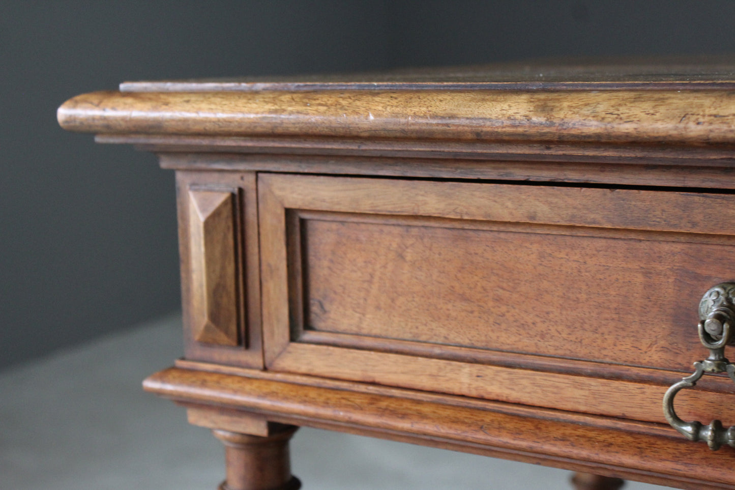 Antique French Mahogany Console Table - Kernow Furniture