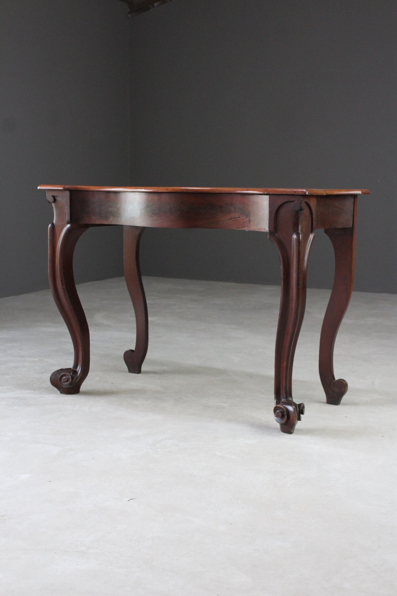 French Style Mahogany Console Table - Kernow Furniture