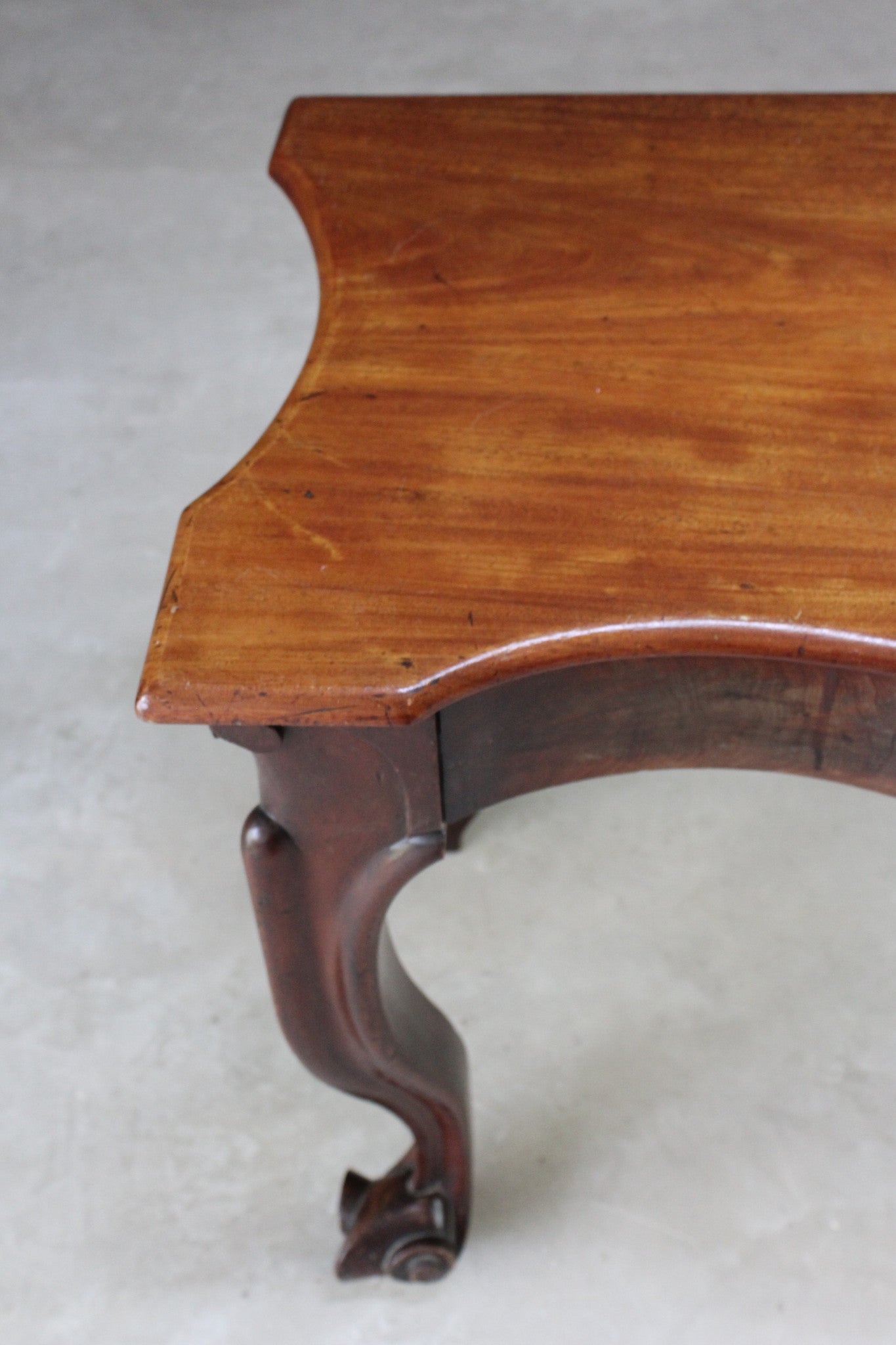 French Style Mahogany Console Table - Kernow Furniture