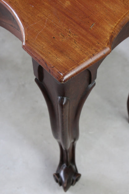 French Style Mahogany Console Table - Kernow Furniture