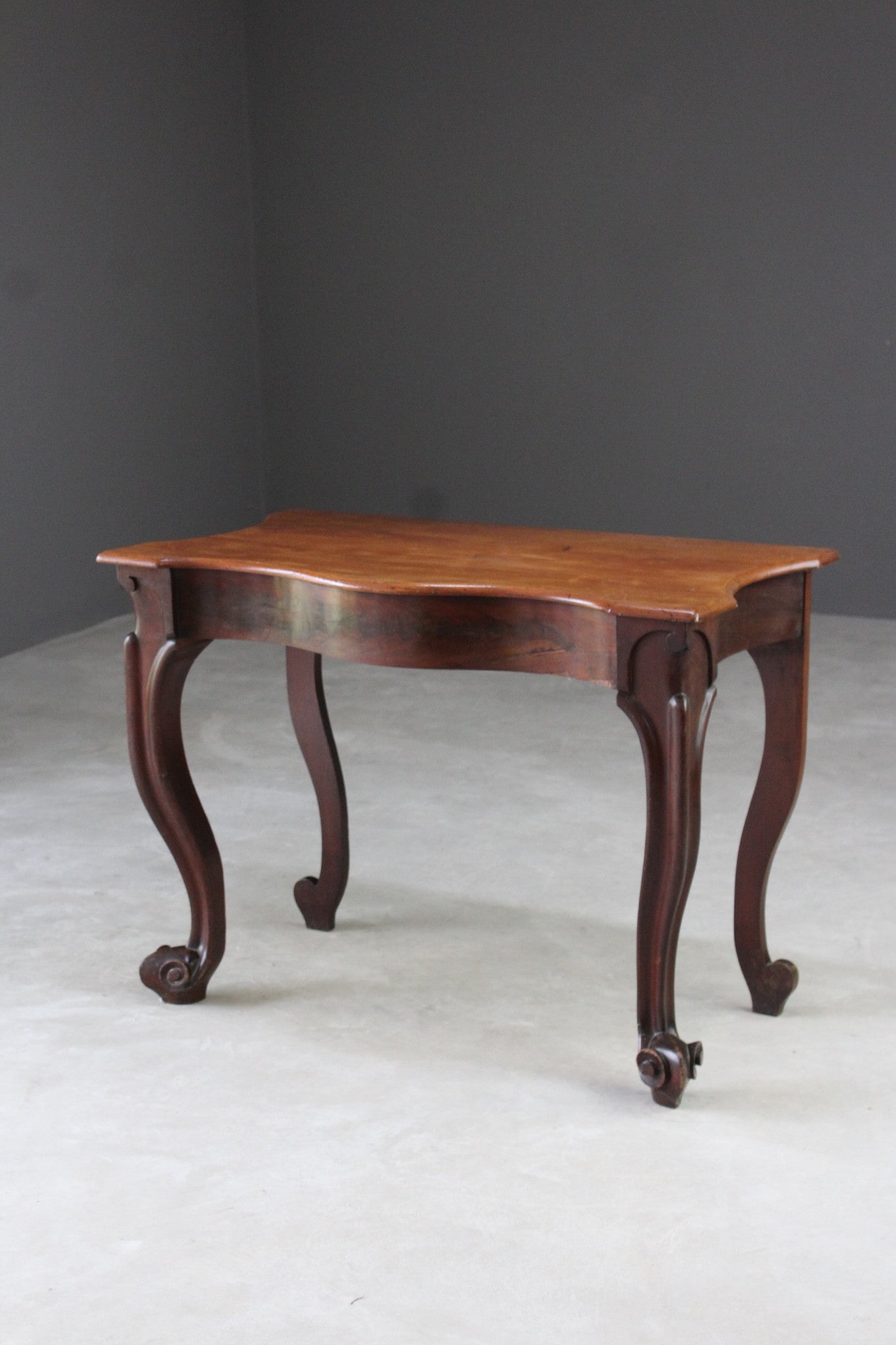 French Style Mahogany Console Table - Kernow Furniture