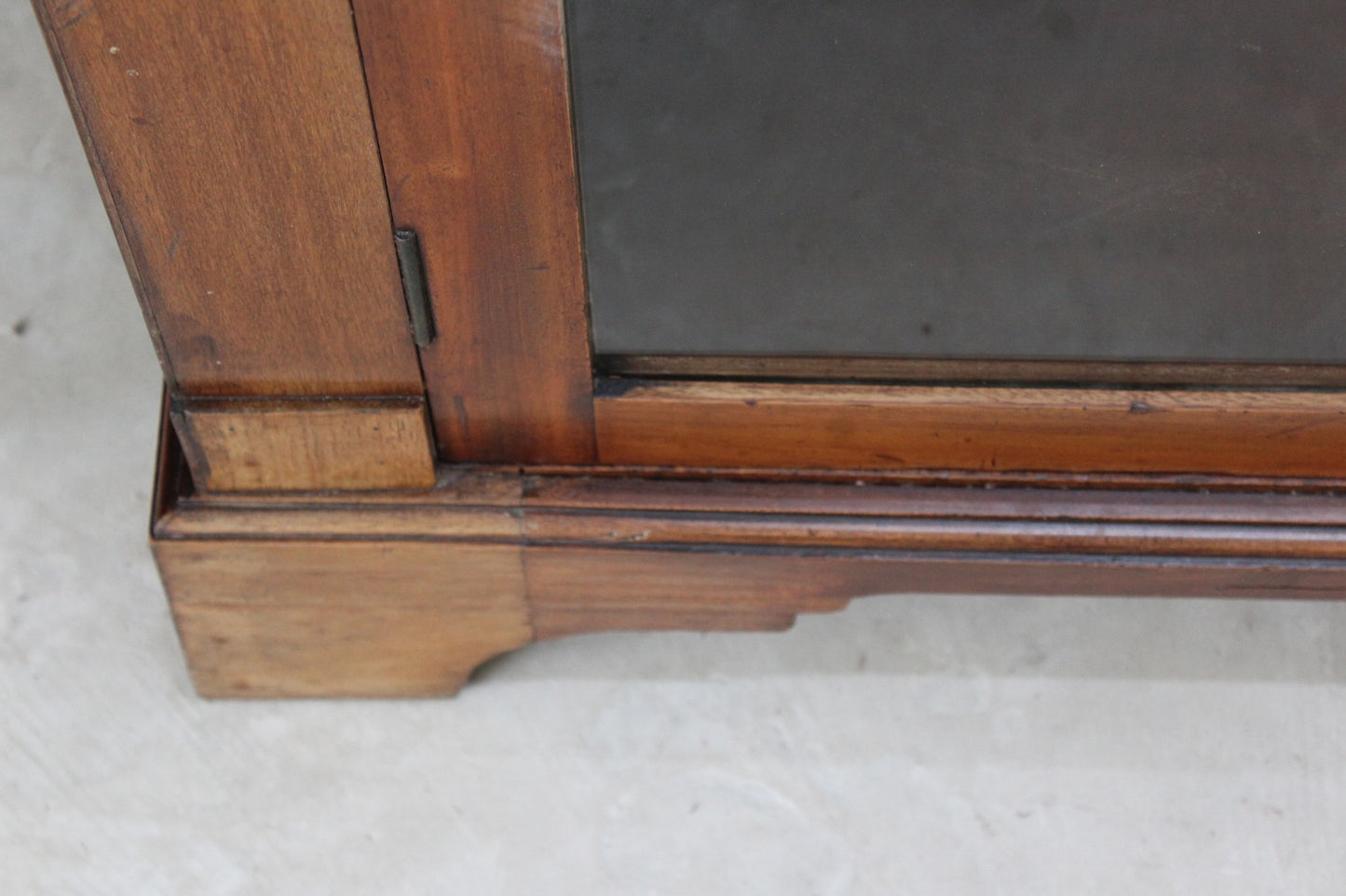 Mahogany Glazed Bookcase - Kernow Furniture