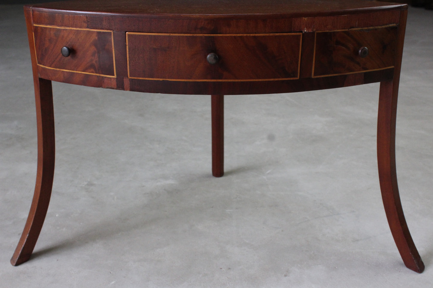 Mahogany Corner Side Table - Kernow Furniture