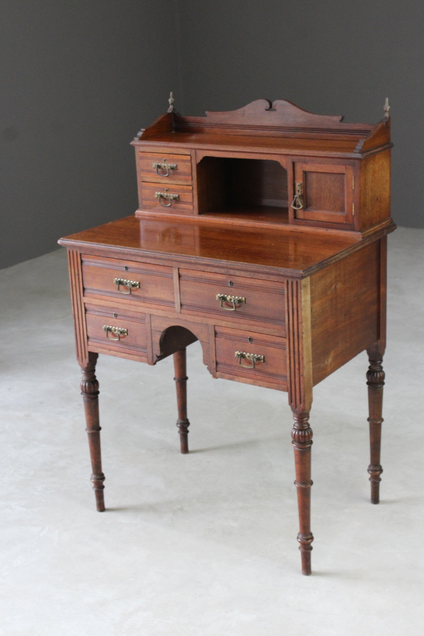 Antique Victorian Ladies Writing Desk - Kernow Furniture