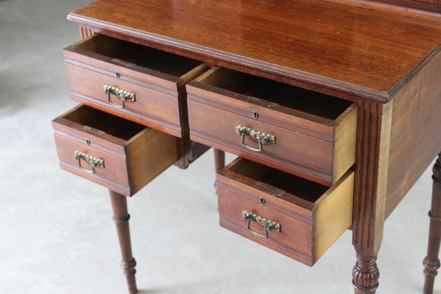 Antique Victorian Ladies Writing Desk - Kernow Furniture