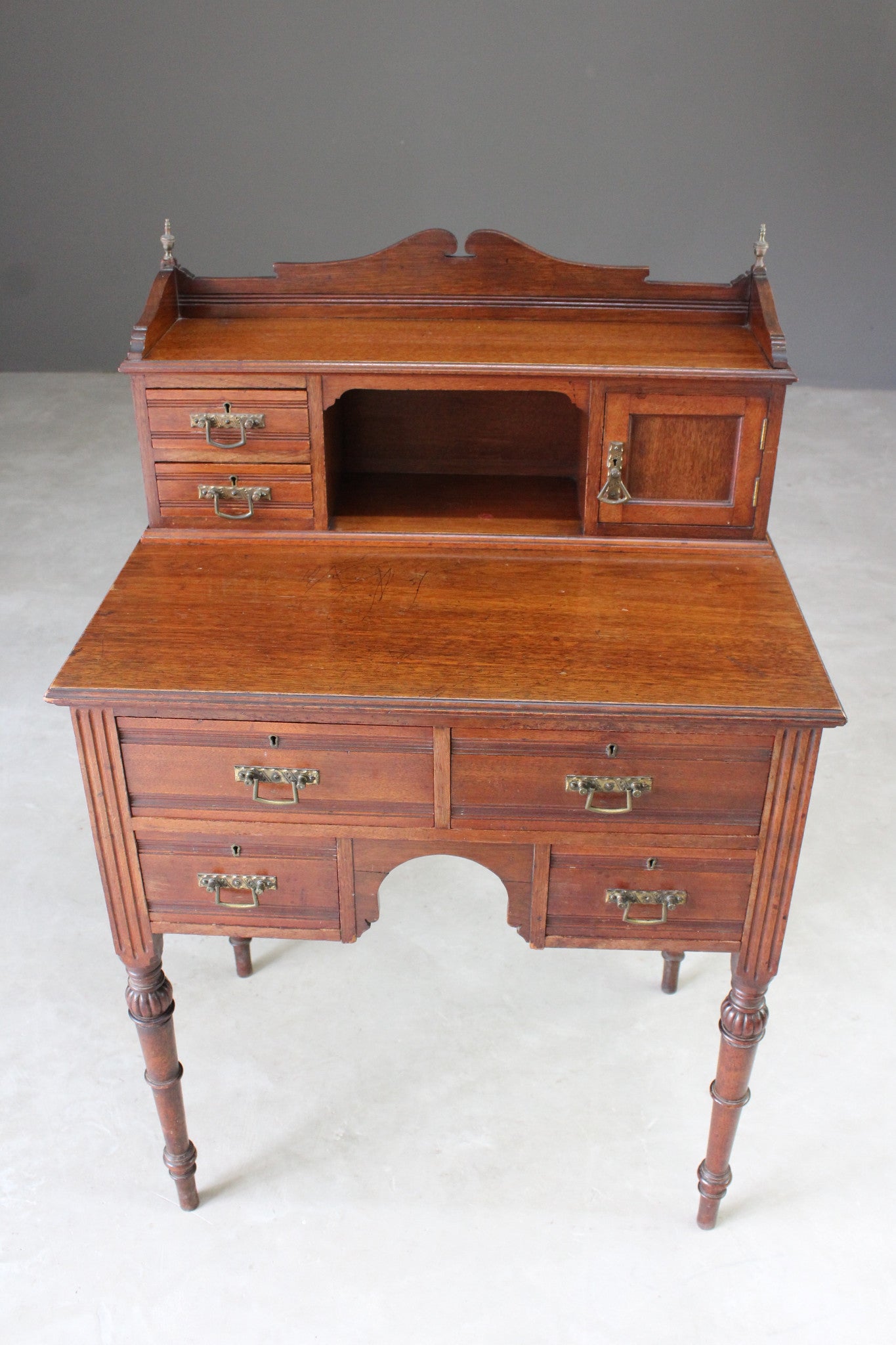 Antique Victorian Ladies Writing Desk - Kernow Furniture