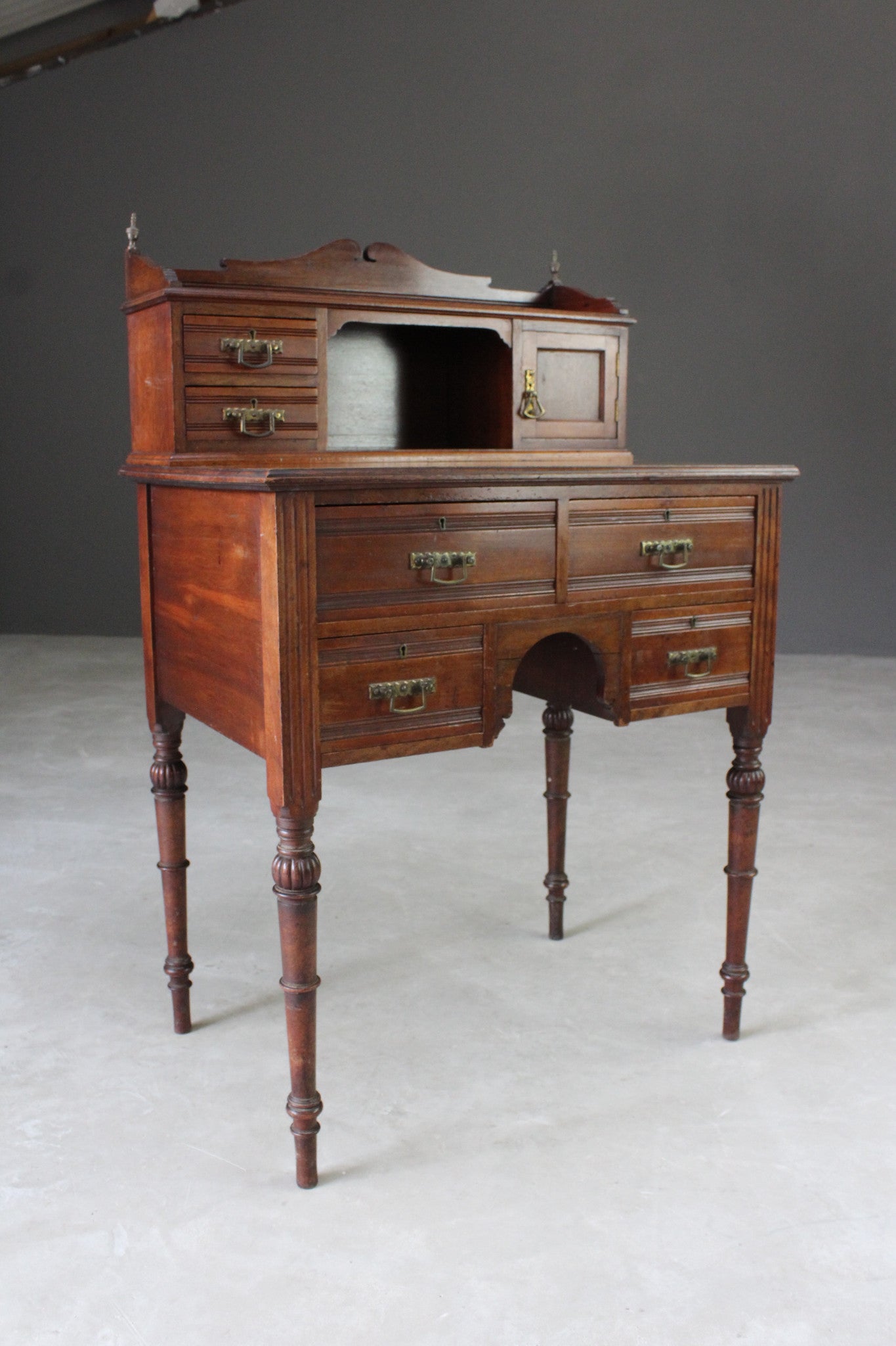 Antique Victorian Ladies Writing Desk - Kernow Furniture