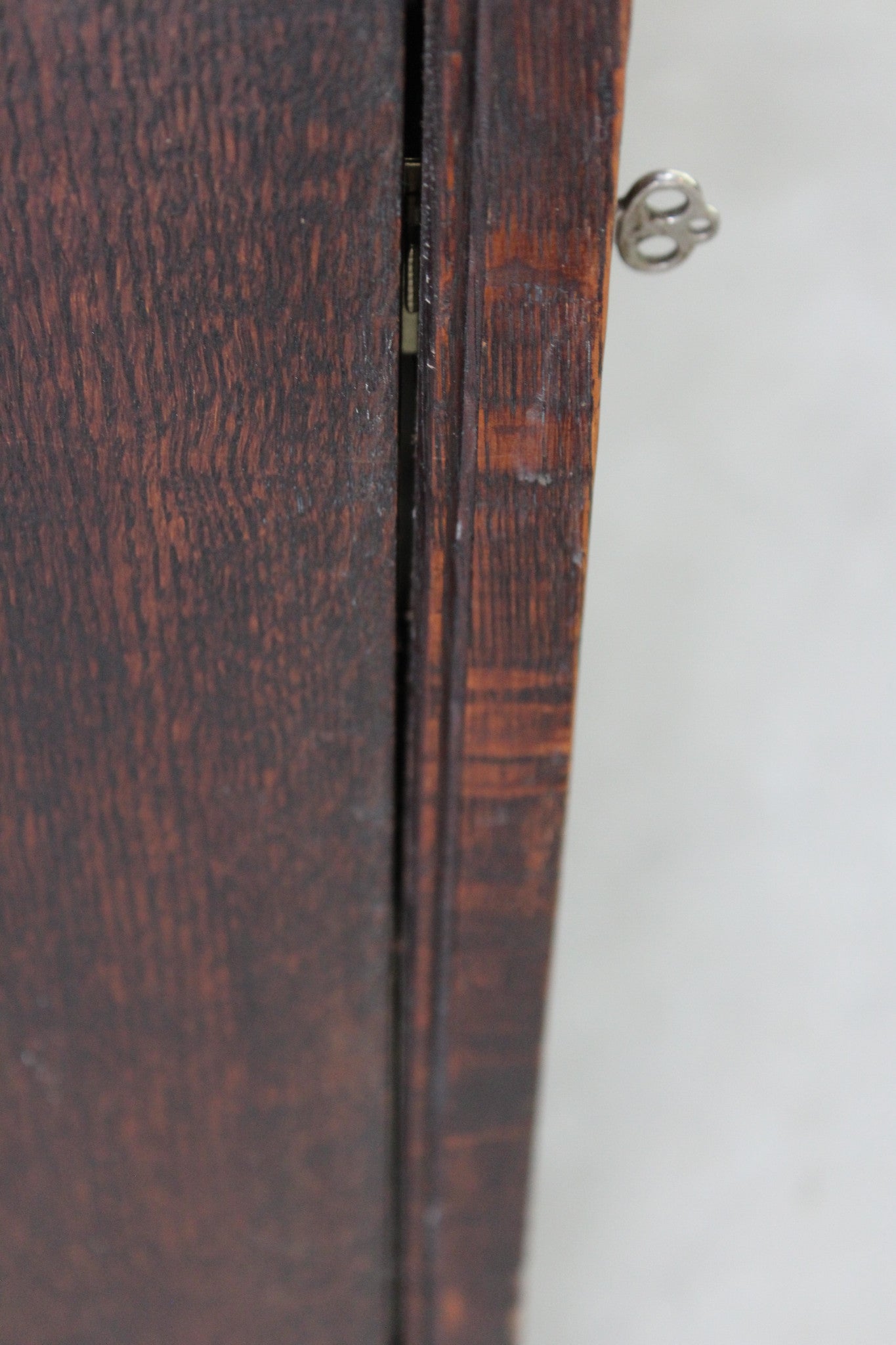 Carved Oak Single Cupboard - Kernow Furniture