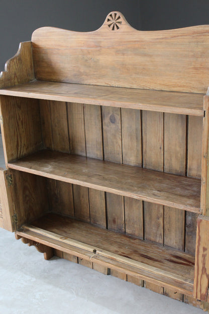 Antique Pine Kitchen Wall Shelves - Kernow Furniture